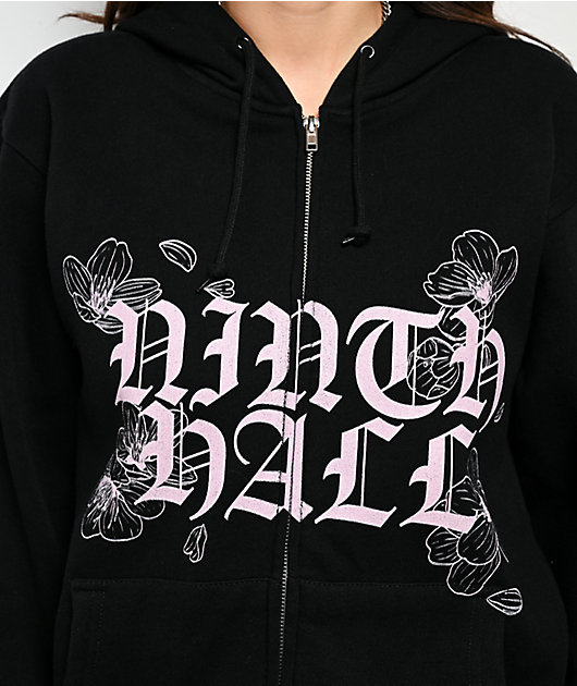 Ninth Hall Serenity Black Zip Hoodie | Zumiez