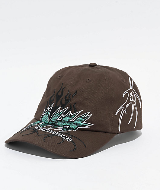 Ninth Hall Serviced Brown Strapback Hat | Zumiez