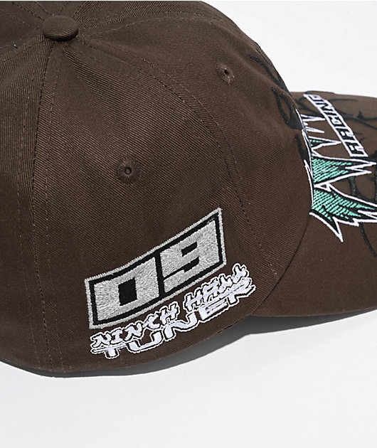 Ninth Hall Serviced Brown Strapback Hat