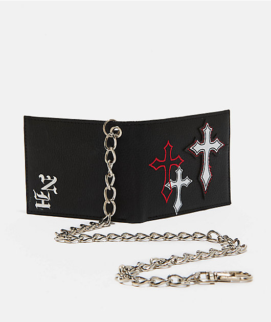 Ninth Hall Signal Black Chain Wallet | Zumiez