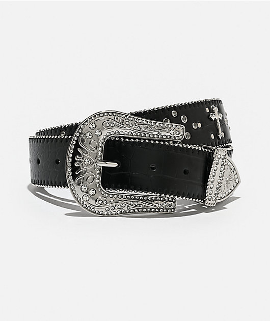 Ninth Hall Silas Western Black Belt | Zumiez