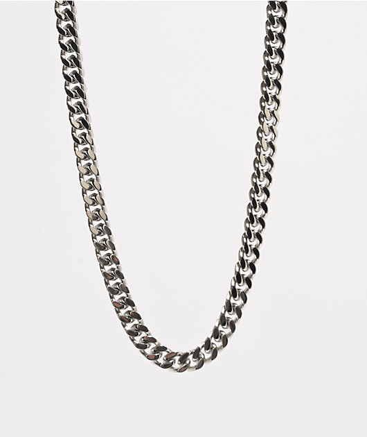Ninth Hall Silver 18" Basic Cuban Chain Necklace