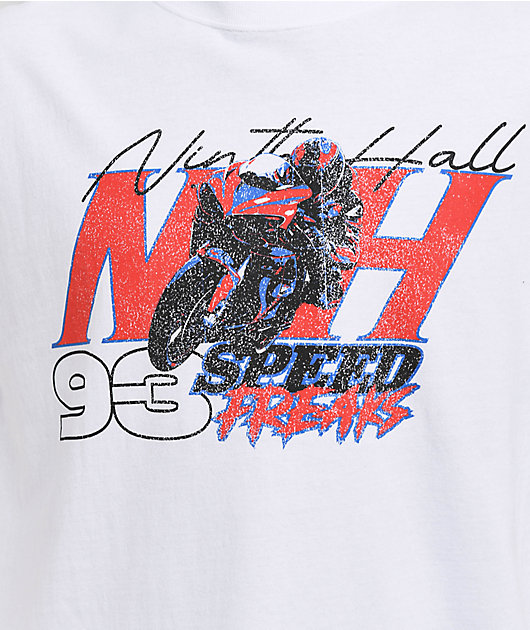 Ninth Hall Speed Freaks White T-Shirt