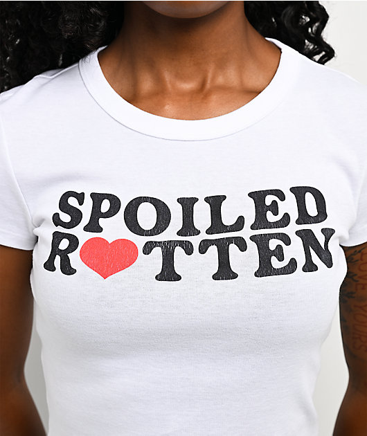 Ninth Hall Spoiled Rotten White T-Shirt