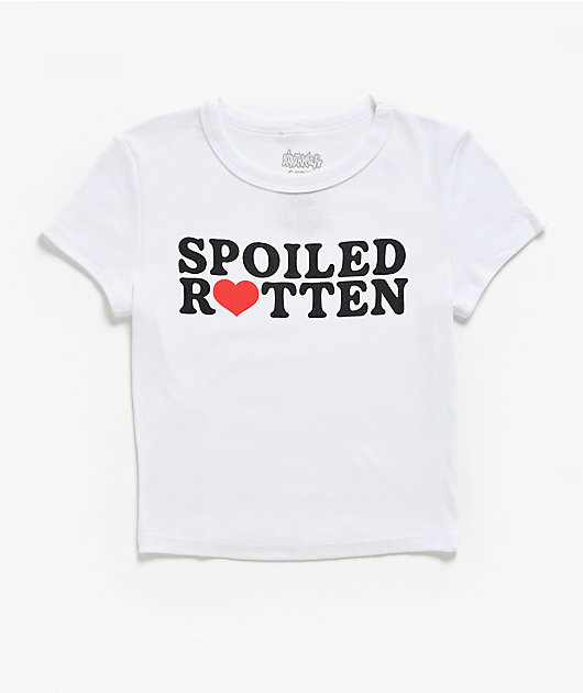 Ninth Hall Spoiled Rotten White T-Shirt
