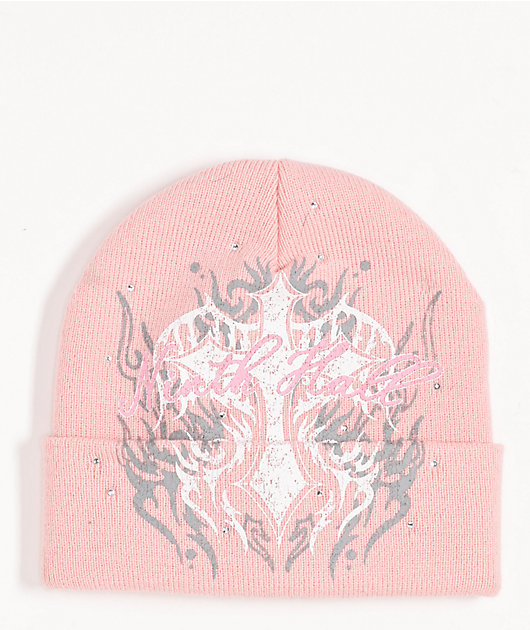 Ninth Hall Stone Rose Pink Beanie | Zumiez