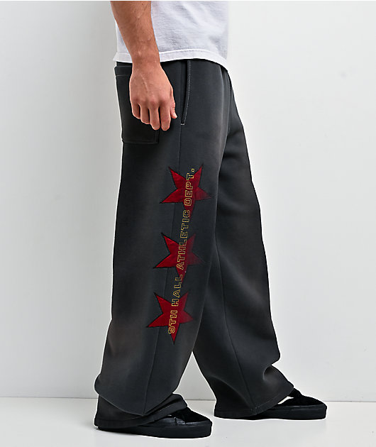 Ninth Hall Stub Star Grey Baggy Sweatpants