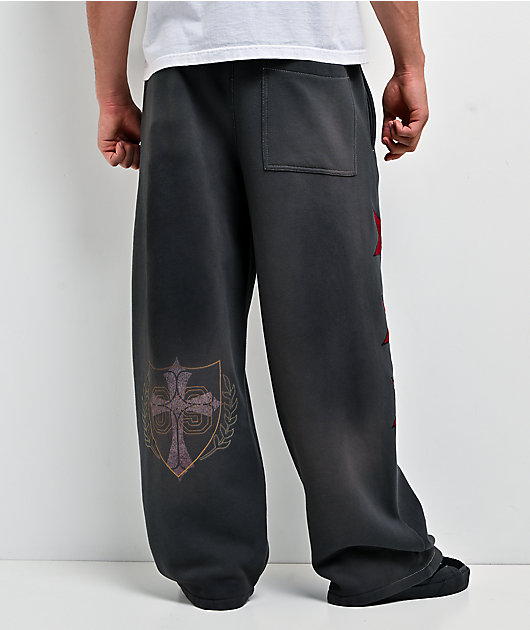Ninth Hall Stub Star Grey Baggy Sweatpants