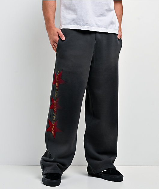 Ninth Hall Stub Star Grey Baggy Sweatpants