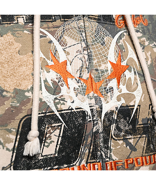 Ninth Hall Swamp Smoke Camo Zip Hoodie | Zumiez