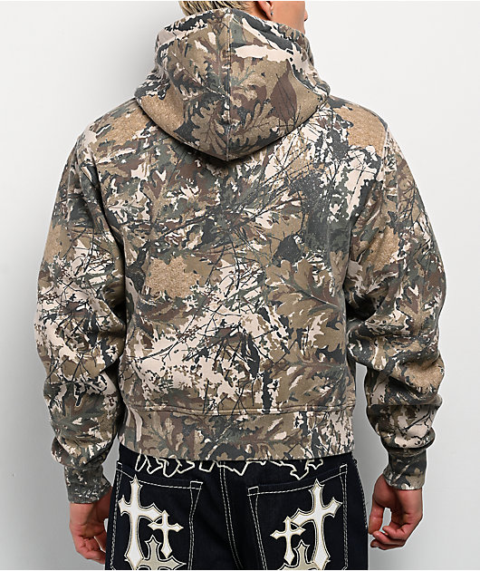 Ninth Hall Swamp Smoke Camo Zip Hoodie | Zumiez