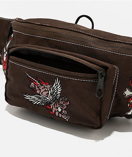 Ninth Hall Tatted V2 Brown Fanny Pack