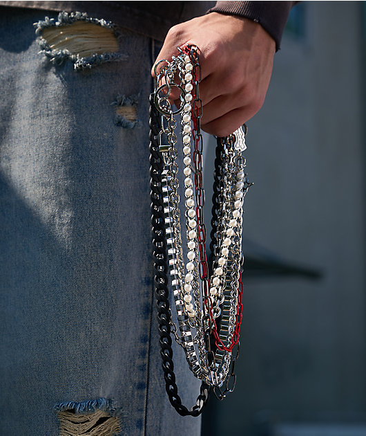 Ninth Hall Tout Silver & Pearl Pocket Chain