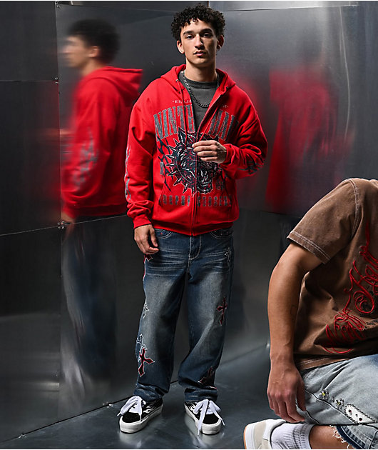 Ninth Hall Trophy Chasers Red Zip Hoodie
