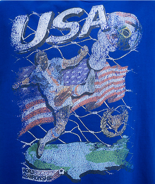 Ninth Hall USA World Soccer Championship Royal Blue T-Shirt