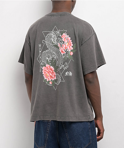 Ninth Hall Venom Charcoal T-Shirt | Zumiez