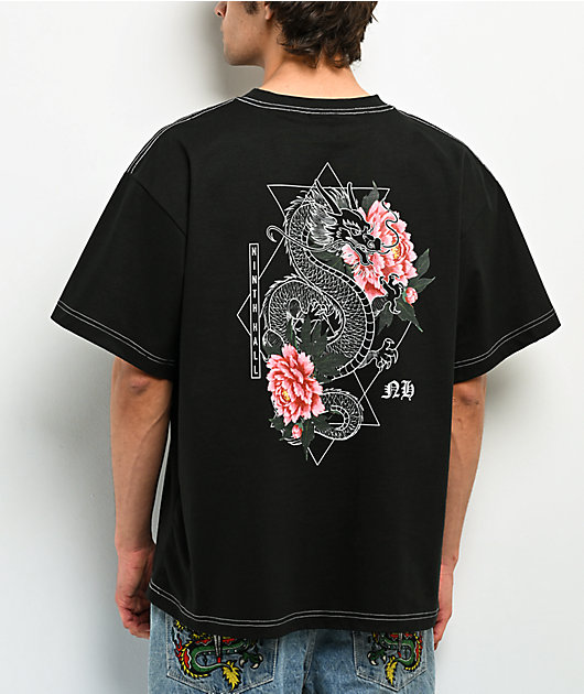 リアン　テラヘルツ×ラジウムTシャツ Ninth Hall Venom Contrast Black T-Shirt | Zumiez