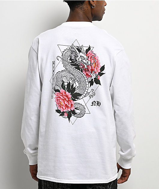 plllllleeeasse ロンT ホワイト ennoy Ninth Hall Venom White Long Sleeve T-Shirt | Zumiez