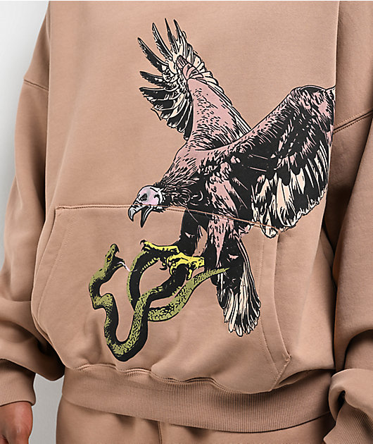 Ninth Hall Vulture Brown Hoodie | Zumiez