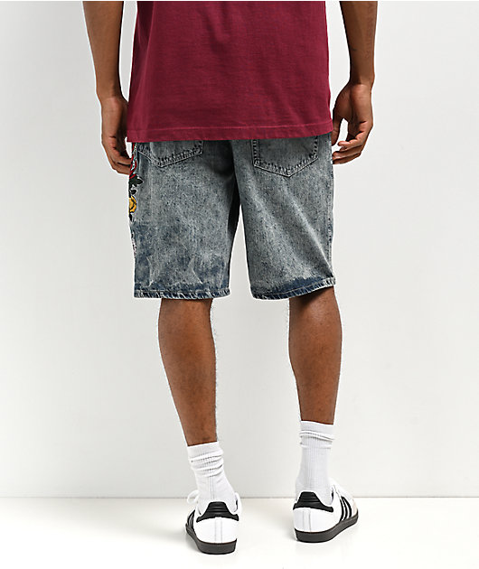 Ninth Hall Waylay Light Blue Denim Shorts