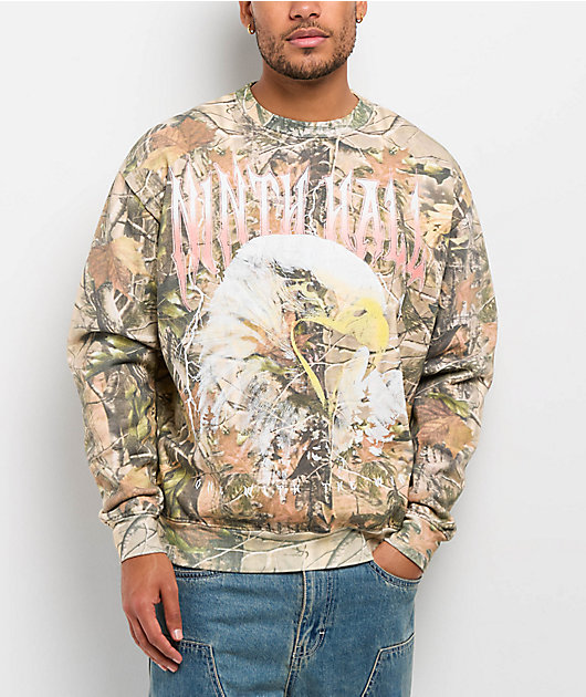 Ninth Hall With The Wind Camo Crewneck Sweatshirt | Zumiez