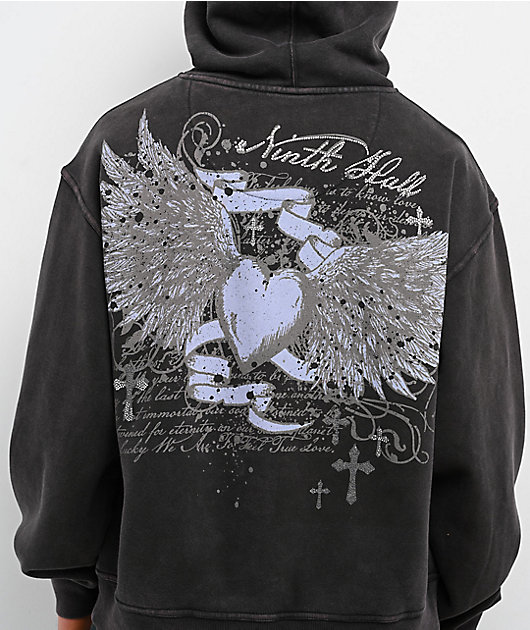 Ninth Hall Y2K Revival Black Hoodie | Zumiez