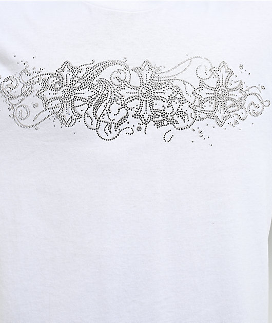 Ninth Hall Y2K Rival White Long Sleeve T-Shirt