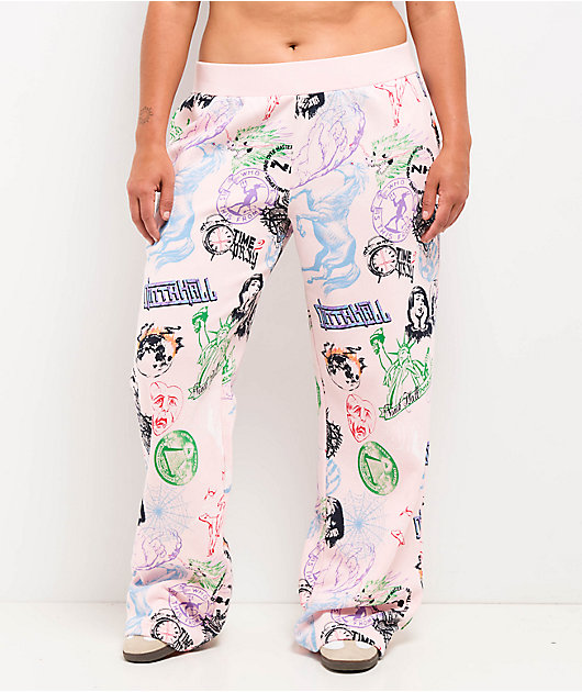 Ninth Hall Zellie Pink Sweatpants