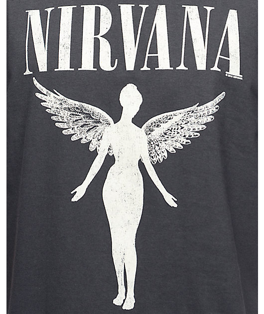 Nirvana Tour Vintage Black T-Shirt