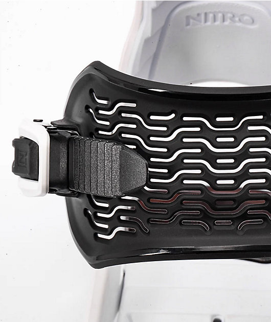 Nitro Team White Snowboard Bindings 2027