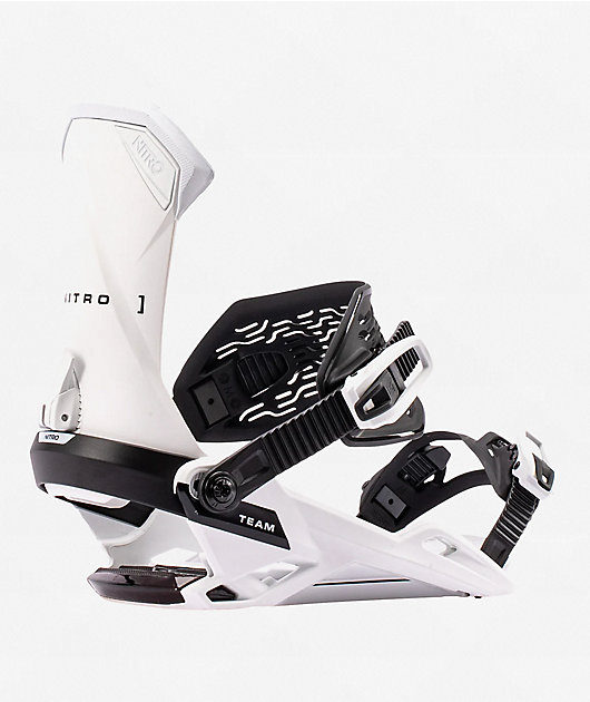 Nitro Team White Snowboard Bindings 2027