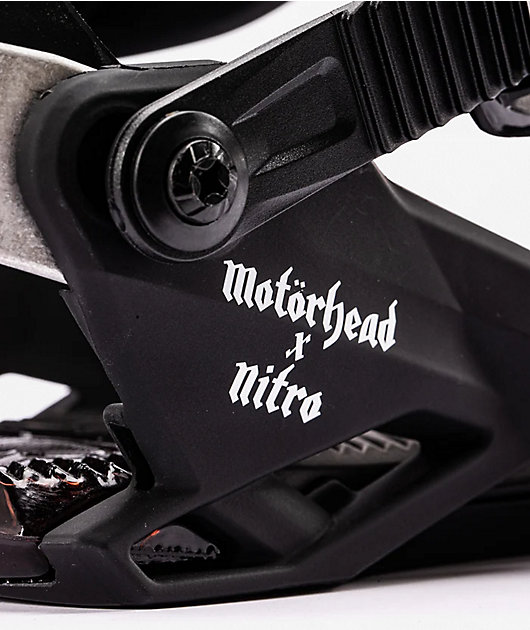 Nitro x Motörhead One Black Snowboard Bindings 2027