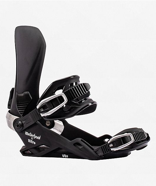 Nitro x Motörhead One Black Snowboard Bindings 2027