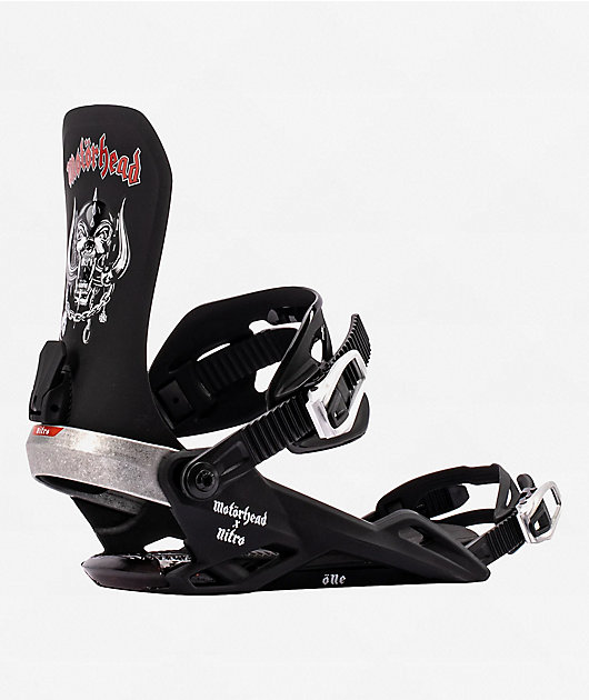 Nitro x Motörhead One Black Snowboard Bindings 2027