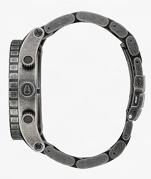 Nixon 51-30 Chrono Antique Silver & Pumice Analog Watch