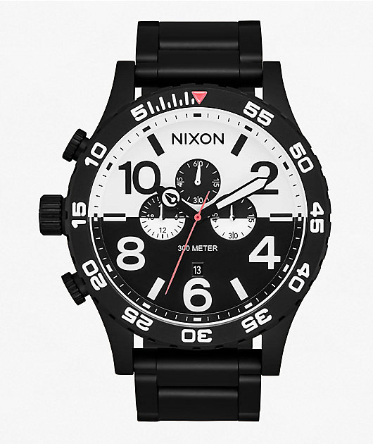 Nixon 51-30 Chrono Black & White Analog Watch