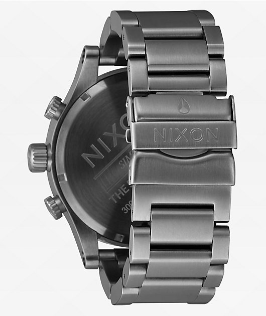 Nixon 51-30 Chrono Gunmetal & Dark Forest Analog Watch