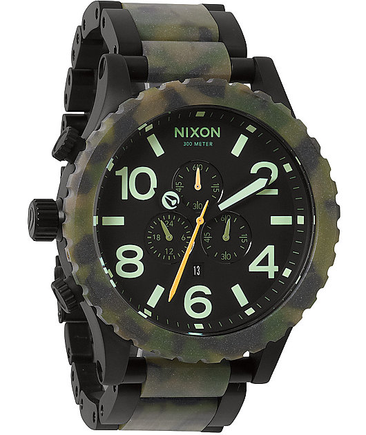 nixon camo watch