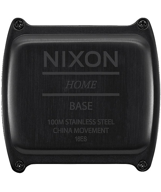 nixon base all black