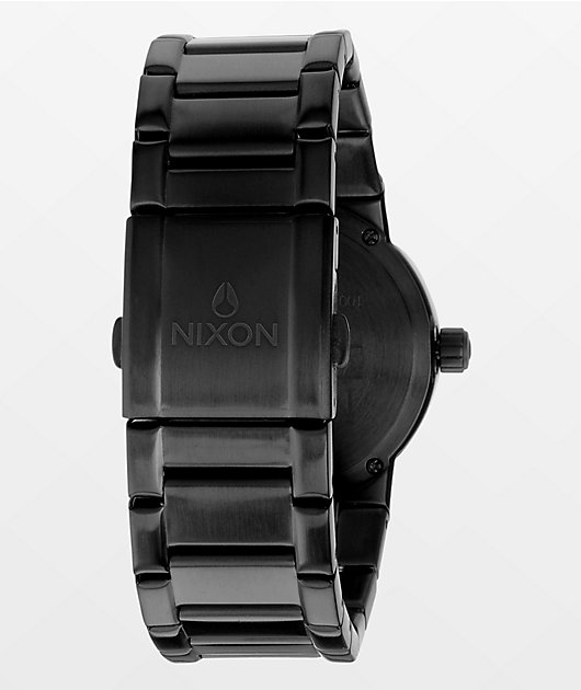 Nixon Cannon All Black Analog Watch