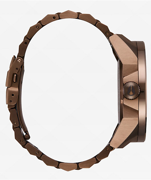 Nixon Corporal Chocolate & Dark Roast Analog Watch