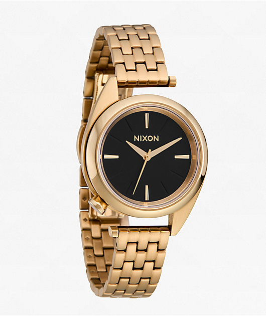 Nixon Eddy Gold & Black Analog Watch