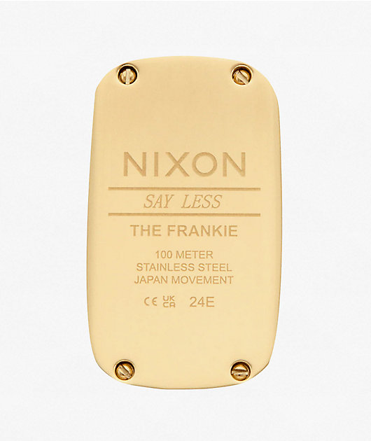 Nixon Frankie Mid Century, Gold & Black Analog Watch