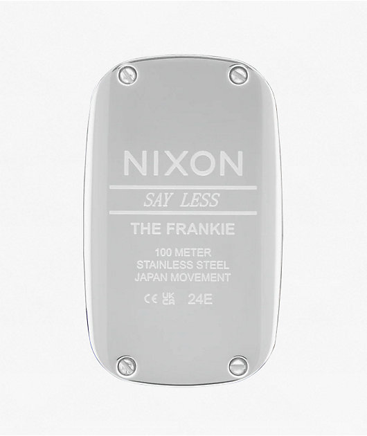 Nixon Frankie Mid Century, Silver & Black Analog Watch