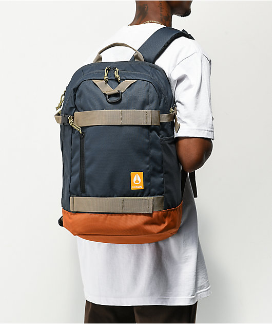Nixon Gamma Navy & Orange Backpack