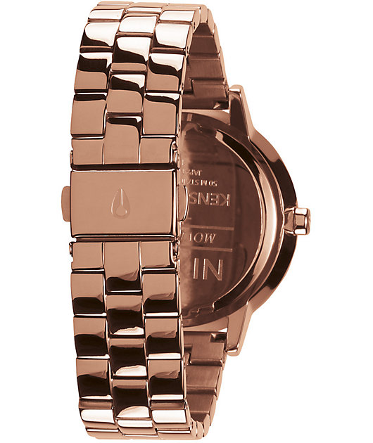 nixon rerun rose gold