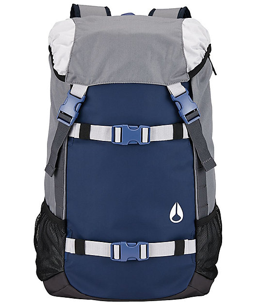 Nixon Landlock Ii Navy Grey 33l Backpack Zumiez