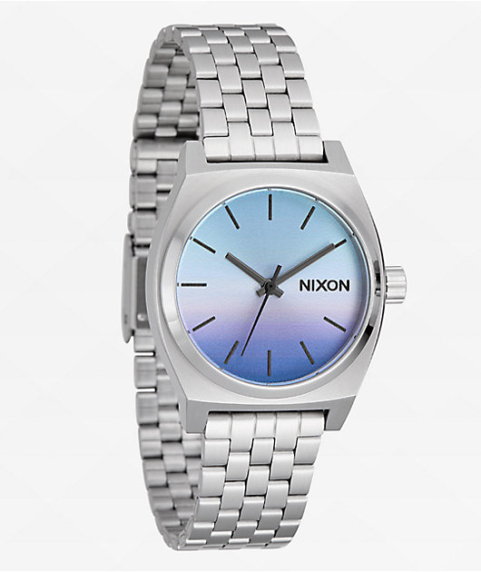 Nixon Medium Time Teller Silver & Dusk Analog Watch