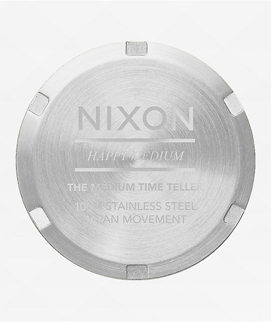 Nixon Medium Time Teller Silver & Dusk Analog Watch
