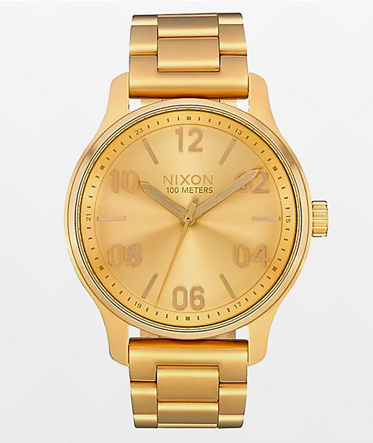 Nixon Patrol All Gold Analog Watch